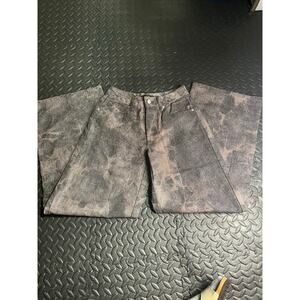 Forever 21 Women’s XS Brown Metallic Straight Leg Pants